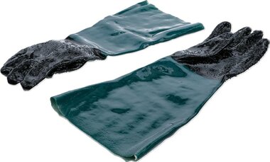 Guantes protectores de repuesto para cabina de arenado neumatica para BGS 8717