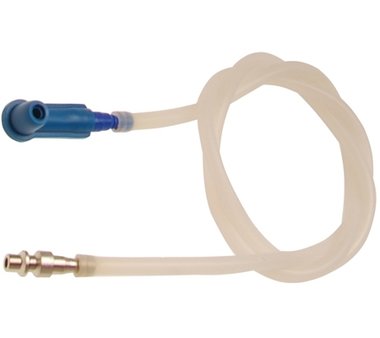 Manguera con adaptador azul para el sangrador BGS 8080