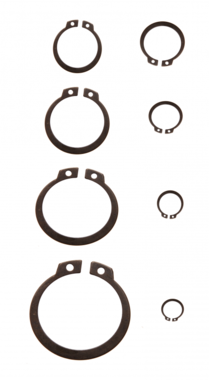 Surtido de anillos de seguridad exteriores (circlip) Ø 3 - 32 mm 300 piezas
