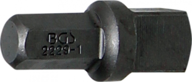 Adaptador de carraca para puntas hexagono exterior 8 mm (5/16) - cuadrado exterior 10 mm (3/8) 30 mm