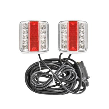 Luces LED de remolque con imanes de 7,5 + 2,5M de cable