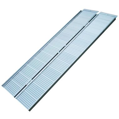 Rampa de carga plegable de aluminio para silla de ruedas de 122x73cm y 270kg