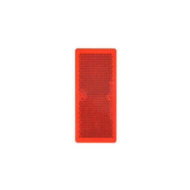 Reflector rojo autoadhesivo de 82x36mm