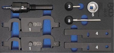 Herramientas de calado de distribucion para Porsche Panamera, Cayenne V8 8 piezas