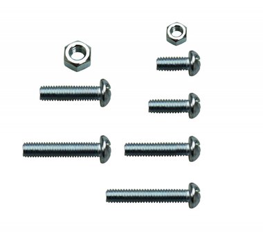 Segmento de tuerca y tornillo de 125 piezas, M4 + M5 métrico