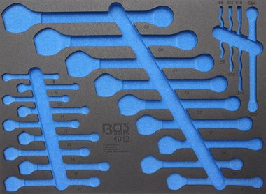 Bandeja para carro 3/3 vacia para BGS 4012