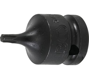 Conector de bit de impacto T-star (para Torx) T25 de 12,5 mm (1/2 )