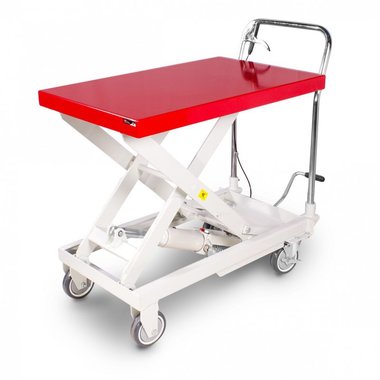 Mesa elevadora de tijera hidráulica con ruedas 500 kg