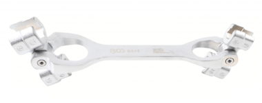 Llave de tubo, abierta 8 en 1 8 - 19 mm
