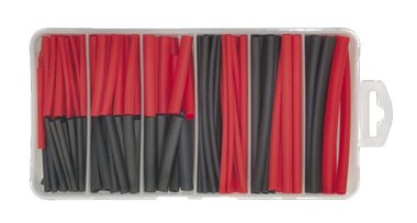 Encogimiento de calor negro / rojo 127 piezas