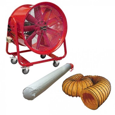 Ventilador móvil MV400R3 con accesorios