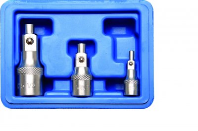 3/8 6,3 mm 1/4 Juego de extensiones con soporte magnético / 12,5 mm / 10 mm 1/2 | 3 piezas BGS 198